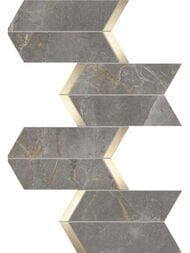 Мозаика Atlas Concorde Marvel X Fior di Bosco Mosaico Chevron Lapp (463х192) AF9A (кв.м.)