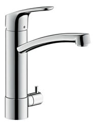 Смеситель Hansgrohe Focus M41 для кухни 200мм, поворотный излив запорный вентиль 31803000