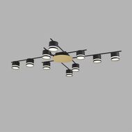 Потолочный светильник Lumion Comfi Agnia 8304/10C, черный