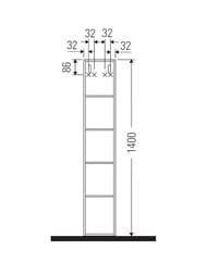 ����� Duravit L-Cube 180�1000�180 5 ���������, ����., ����� ������� LC120601818