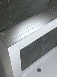 Душевая дверь ABBER Komfort AG93160 (1600х2000) раздвижная, стекло 8мм, прозрачное/хром — изображение 4