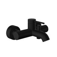 Настенный смеситель для ванны VitrA Minimax Round A4354836EXP однорычажный матовый черный латунь