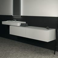 Тумба под раковину Ideal Standard CONCA (1985x505x370) 2 ящика, белый, со столешницей T4316Y1