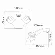 ��������� ��� ����������� WasserKRAFT Amper 2903 �������������, ������ �����, ����: ����