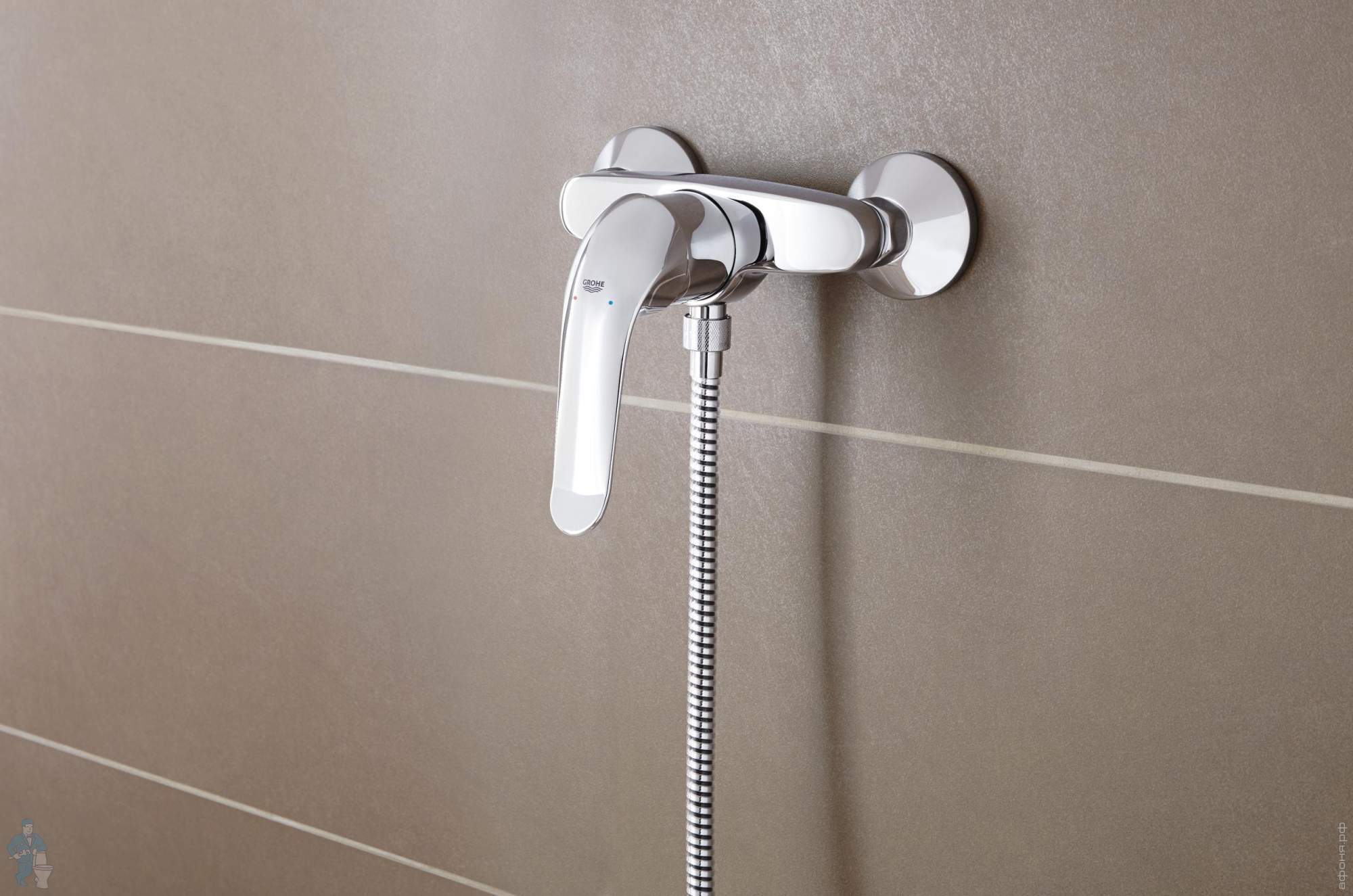 Смеситель Grohe EuroEco 32740000 для душа однозахватный, настенный ...