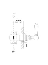 ������� ����� Nicolazzi Termostatico ��������� ������� 3/4", ����� P.M.Blanc, ������ 4912BZ78