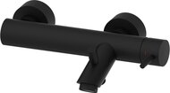 Смеситель для ванны Paffoni Light LIG022NO короткий излив, черный матовый
