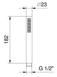 Лейка душевая Fantini 90298783 цвет: белый матовый