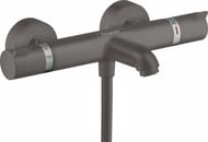 Смеситель Hansgrohe Ecostat Comfort 13114340 термостатический для ванны, настенный, шлиф.черн хром — миниатюра 1