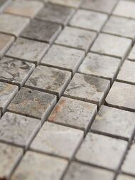Мозаика мраморная Wild Stone VLgP 23х23 (300х300х8) серая, полированная (шт.) — миниатюра 2
