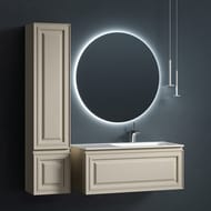 Тумба под раковину SANCOS Very (995х445х406) подвесная, правая, один ящик, Beige Soft VR100RCE