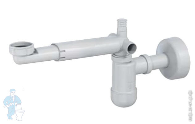 Сифон Prevex Preloc 1.1/4\" d32/50 для раковины, телескопический ...