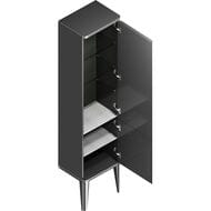Пенал KERAMA MARAZZI POMPEI подвесной/напольный, 430х320х1510, черный глянцевый PO.N.150\BLK