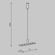 �������� ������ Maytoni Basity (������) TRA172SW-R-1B, 2 ��, ������