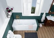 Ванна акриловая Aquanet DALI 150х70 прямоугольная, без гидромассажа 239385