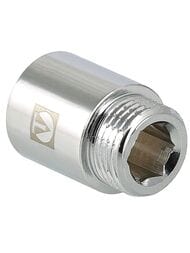 Удлинитель VALTEC 1/2"-20 мм. хром VTr.198.C.0420 — миниатюра 1