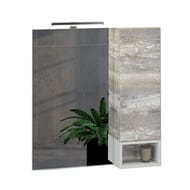 Зеркало-шкаф COMFORTY Турин-75 (750х800х140) подвесной, дуб бежевый 00004144198