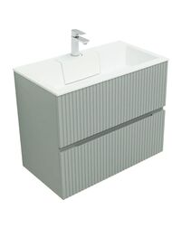 Тумба для раковины Aquanet Джейн 80 (800х455х637) подвесная, 2 ящика, цвет: мисти грин 335434