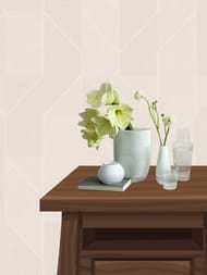 Обои флизелиновые Artsimple Geometry (1,00х10,05) геометрия, розовые ARTS15 002 (рул.)