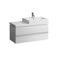 Тумба под умывальник Laufen CASE for Living 4.0128.1.075.475.1 (990х455х455) подвесная, 1 ящик, белый глянцевый