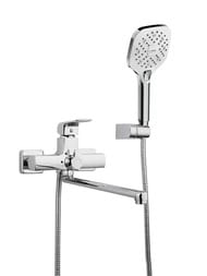 Смеситель для ванны с изливом и дивертором , GAPPO хром, G2250-8
