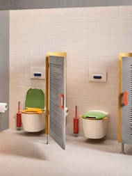 Держатель туалетной бумаги Vitra Sento Kids оранжевый A4491467