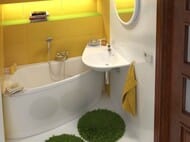 Ванна акриловая RAVAK AVOCADO 160х75 белая L левая