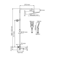 ������� ������� WasserKRAFT A199.260.201.BG Thermo �� ���������� ��������� ��� �����, �����. ������