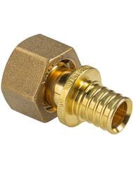 Соединитель VALTEC аксиальный, 16х1/2"В, с накидной гайкой, латунь CW614N, VTm.422.G.001604