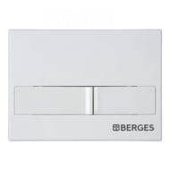 BERGES комплект инсталляция NOVUM, клавиша L4 белая, унитаз Strati Rimless, сиденье 042455