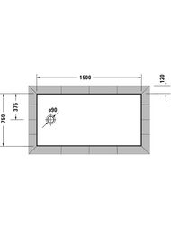 ������ ��������� Duravit Tempano 1800�900�50 720213000000000