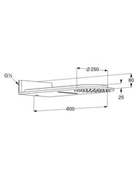 ������� ��� KLUDI A-QA DN15 250��, 2 ������, ��������� ������, ������ ������� 6488087-00