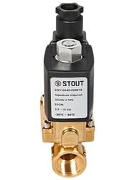 Клапан соленоидный STOUT 1/2", 24В, непрямого действия, нормально открытый SSV-0040-024015