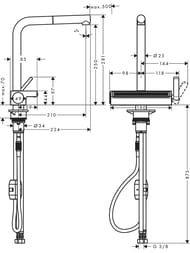 ��������� Hansgrohe Aquno Select M81 ��� ����� 250 �������� ��� 2jet ����� 73836800