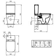 ����� ��� ������� Ideal Standard i life A/B 355�140�390 ����� T472301