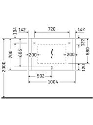 ������� Duravit Light and mirror 1000�700�34 2 ����������� LM786700000