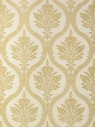 Обои бумажные Thibaut Damask Resource 4 (0,686х8,22) орнамент, молочные T89159 (рулон)