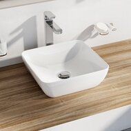 Умывальник RAVAK UNI 380 S SLIM (380х380х125) без перелива, белый — изображение 2