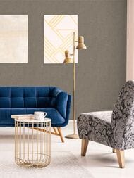 Обои виниловые на флизелине Marburg Natural Opulence 33217 (0,7х10,05) ткань, серые (рул.)