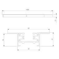 ������������ ���������� ���������� Elektrostandard Track Rail WH Recessed, �����