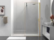 Душевая перегородка Vincea Walk in HS 1000x2000 VSW-1HS100CLG брашированное золото — миниатюра 2
