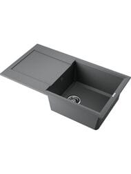 Мойка Omoikiri SAKAIME 78-PL (780х435х230) врезная, тетогранит, цвет-платина 4993196