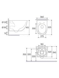 ������ ��������� Aqueduto Ovo Tornado 525�360�320 �������., ������� � ���������, ����� ���. OVOT2120
