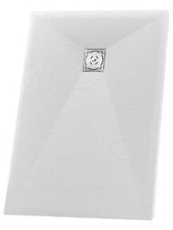 Душевой поддон RGW ST-0157W (700х1500х25) прямоугольный, иск. камень, белый 16152715-01