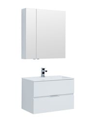 Зеркало-шкаф Aquanet Алвита 80 (800х850х172) 2 дверцы, без подсветки, белый 235342