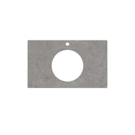 Столешница KERAMA MARAZZI PLAZA Next 800х480х9 для тумбы, цвет серый PL5.DL500920R\80
