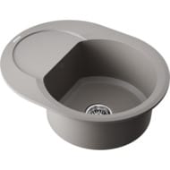 Мойка Omoikiri SAKAIME 60E-GR (600х470х220) врезная, тетогранит, цвет-leningrad grey 4993544