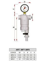 ������ FAR 3/4"�, 300���, � ����������, � ������. ��������, Max: 95 �C, 25���, FA 39F8 34