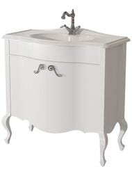 Тумба под раковину Caprigo Бурже 90 bianco antico 910х925х465 2 двери 11024-011