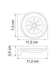 Мыльница стеклянная WasserKRAFT Kammel K-8329